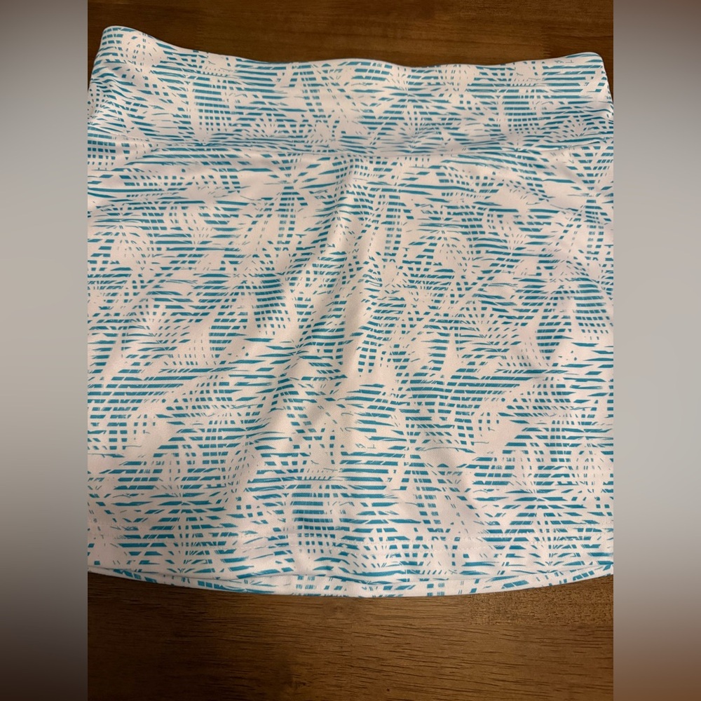 Callaway NWOT Women’s Golf Skort Blue & White Palm Tree Tennis Skort Size Small - Picture 2 of 9